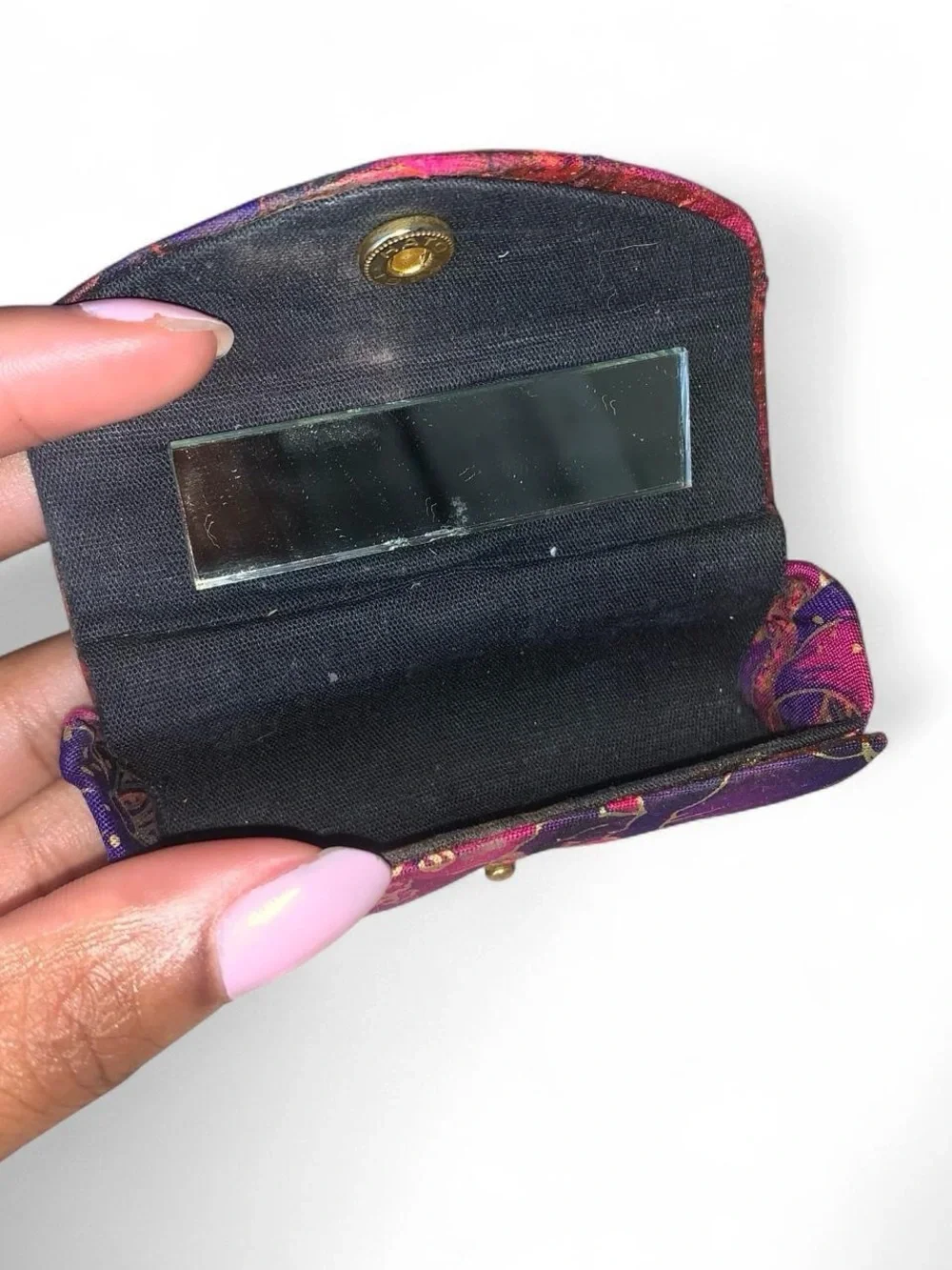 Purple Floral lipstick Case - Women's Accessories
